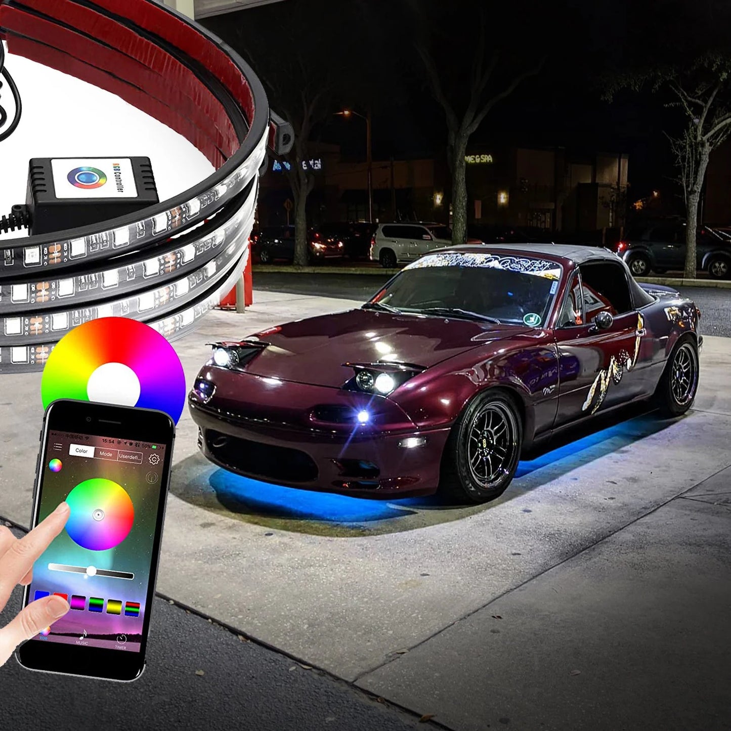 FULL RGB+IC UNDERGLOW KIT - APP CONTROLLED