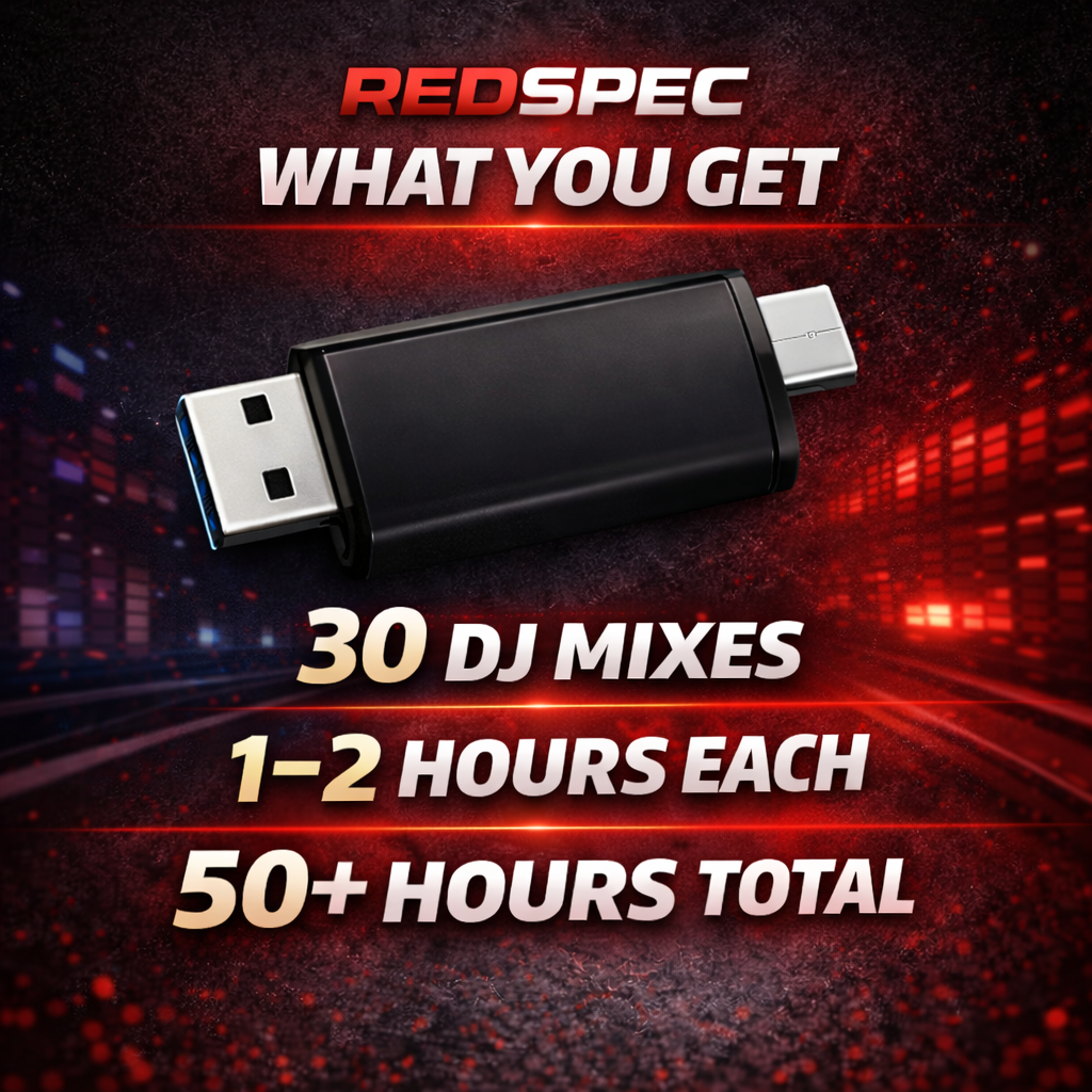 BASSLINE MEGAMIX LOADED USB & USB C STICK 1 - 2 HOUR SETS