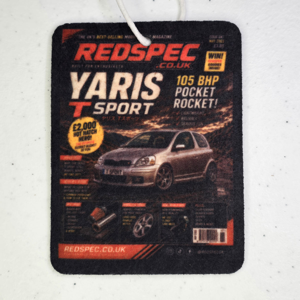 2000s REDSPEC T-SPORT MAGAZINE AIR FRESHNER