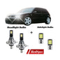 VW VOLKSWAGEN GOLF MK4 1997-2003 LED HEADLIGHT CONVERSION H7 + SIDELIGHT ICE WHITE