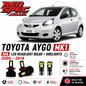 Toyota Aygo MK1 H4 LED Headlight Bulbs + Sidelights 2005-2014 6000K