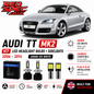 Audi TT MK2 H7 LED Headlight Bulbs + Sidelights 2006-2014 6000K Ice White