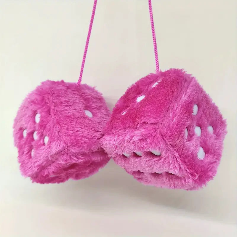 OG PINK FUZZY DICE