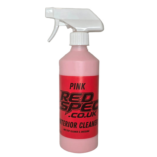 RedSpec Pink Interior Cleaner – One Step Cleaner & Dressing (500ml)