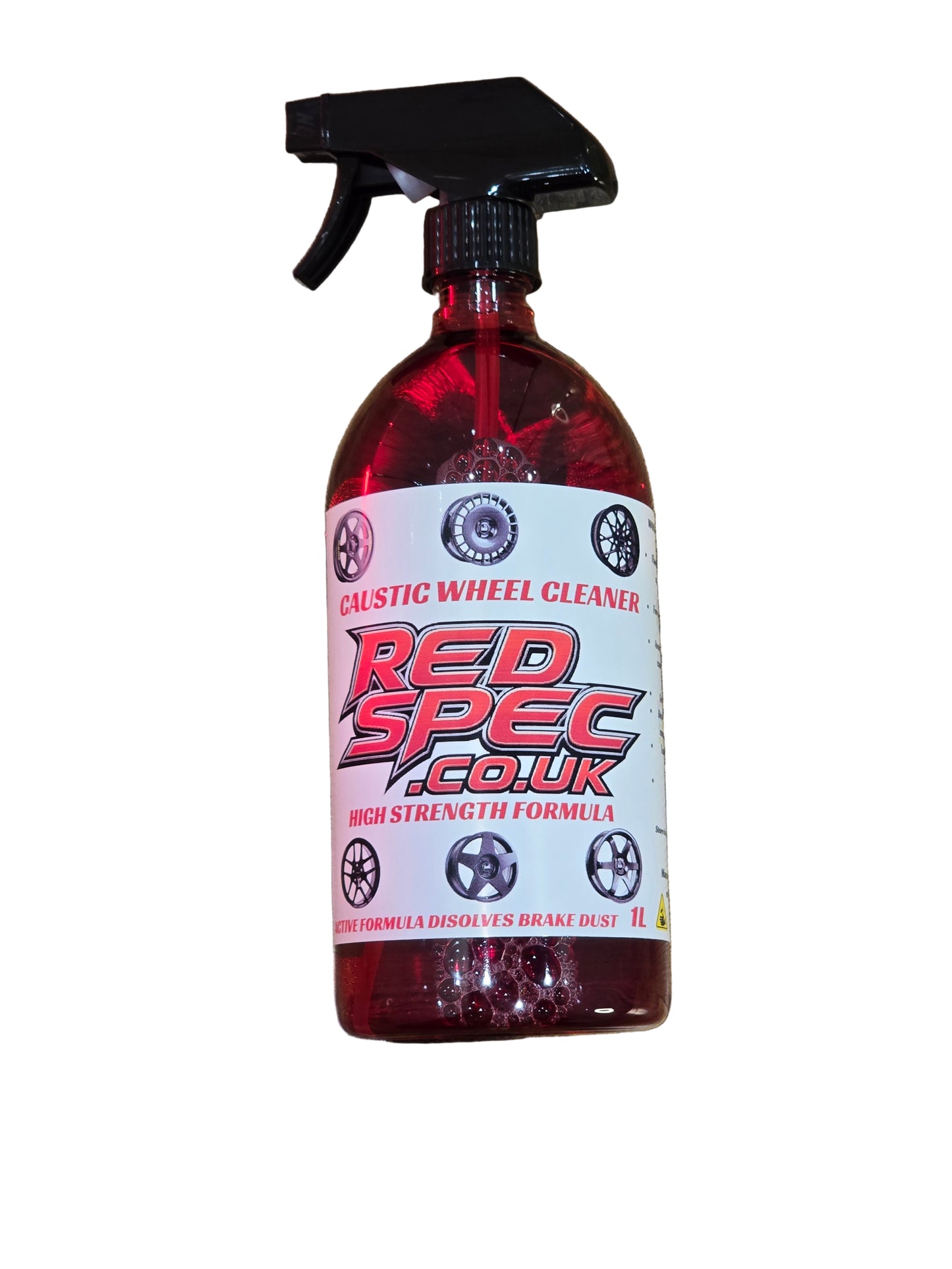 CAUSTIC WHEEL CLEANER 1L HIGH STRENGTH FORMULA REDSPEC