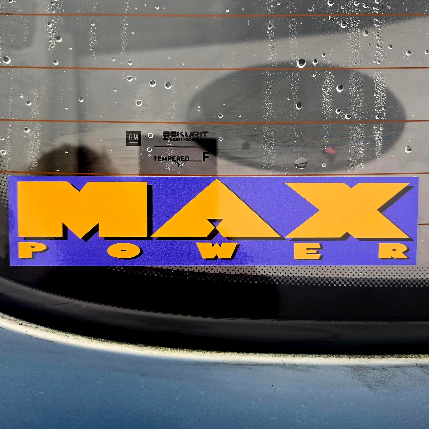 MAX POWER PURPLE ORIGINAL STLYE 90S STICKER/DECAL