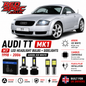 Audi TT MK1 H7 LED Headlight Bulbs + Sidelights 1998-2006 6000K Ice White