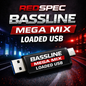 BASSLINE MEGAMIX LOADED USB & USB C STICK 1 - 2 HOUR SETS