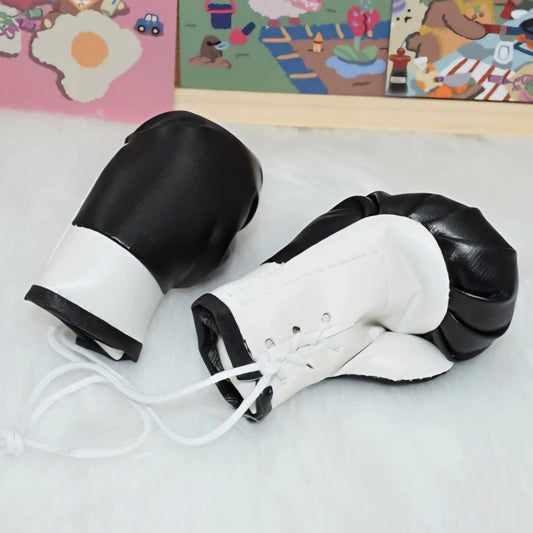BOXING GLOVE MIRROR ACCESSORIE BLACK