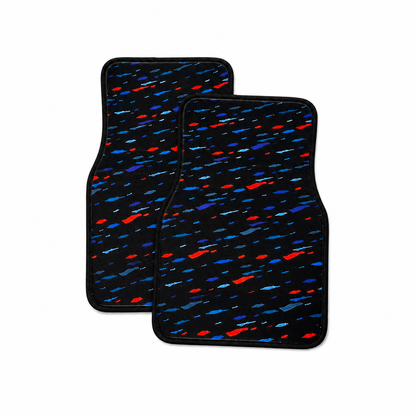 90s RETRO CONFETTI FLOOR MATS X4