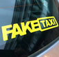 FAKE TAXI HIGH QUALITY STICKER/DECAL