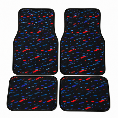 90s RETRO CONFETTI FLOOR MATS X4